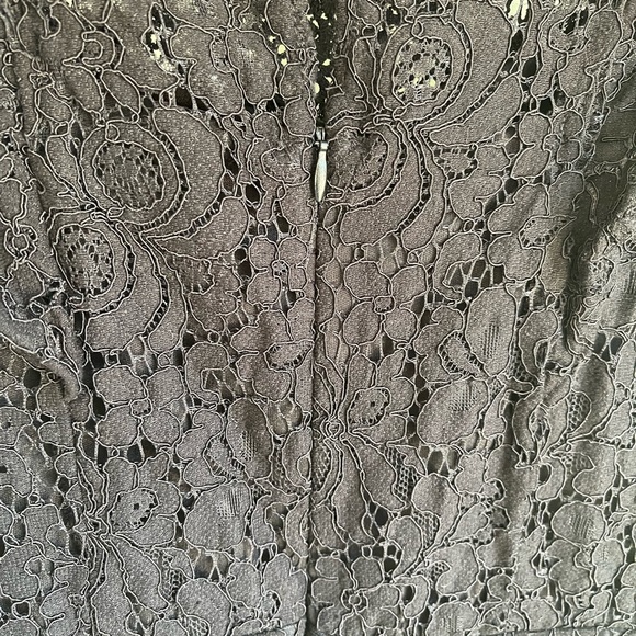 Xhilaration Wide Leg Jumpsuit w Lace Top Black-Medium - Picture 15 of 16